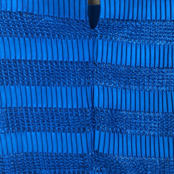 NY Collection Sleeveless Royal Blue Maxi Dress with Textured Detail - Size 3X - Picture 6 of 12